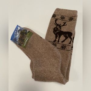Yak wool blend knee high socks thermal M 38-40 Mongolia